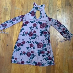 American Eagle Cut Out Shoulder Dress